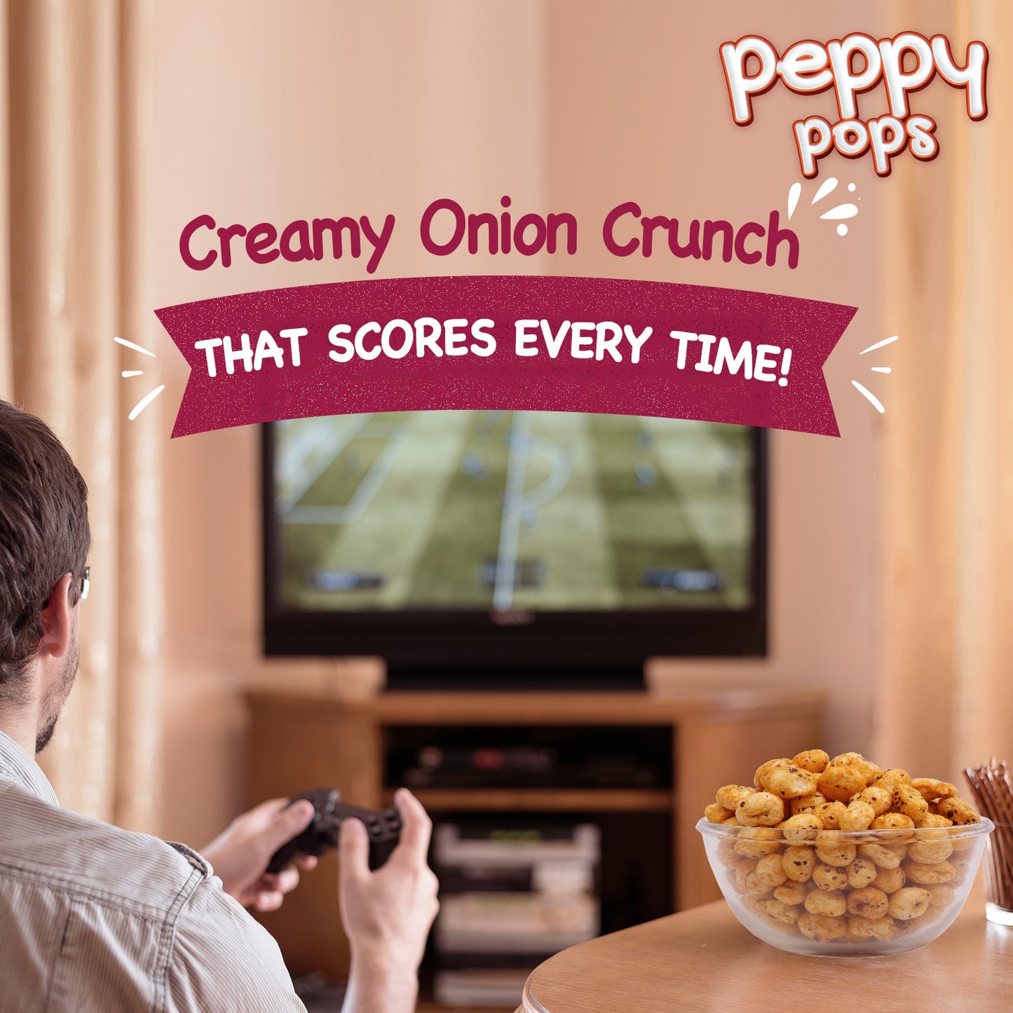 Peppy Pops Creamy Onion Roasted Foxnuts - 2 oz (57 g)