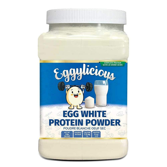 Eggylicious Egg White Protein Powder 1 lbs (16 oz)