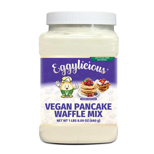 Eggylicious Vegan Pancake / Waffle Mix - 1 lbs 8 oz (680 gm)