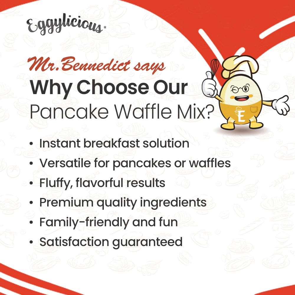 Eggylicious Pancake / Waffle Mix -  – 1.57 lbs