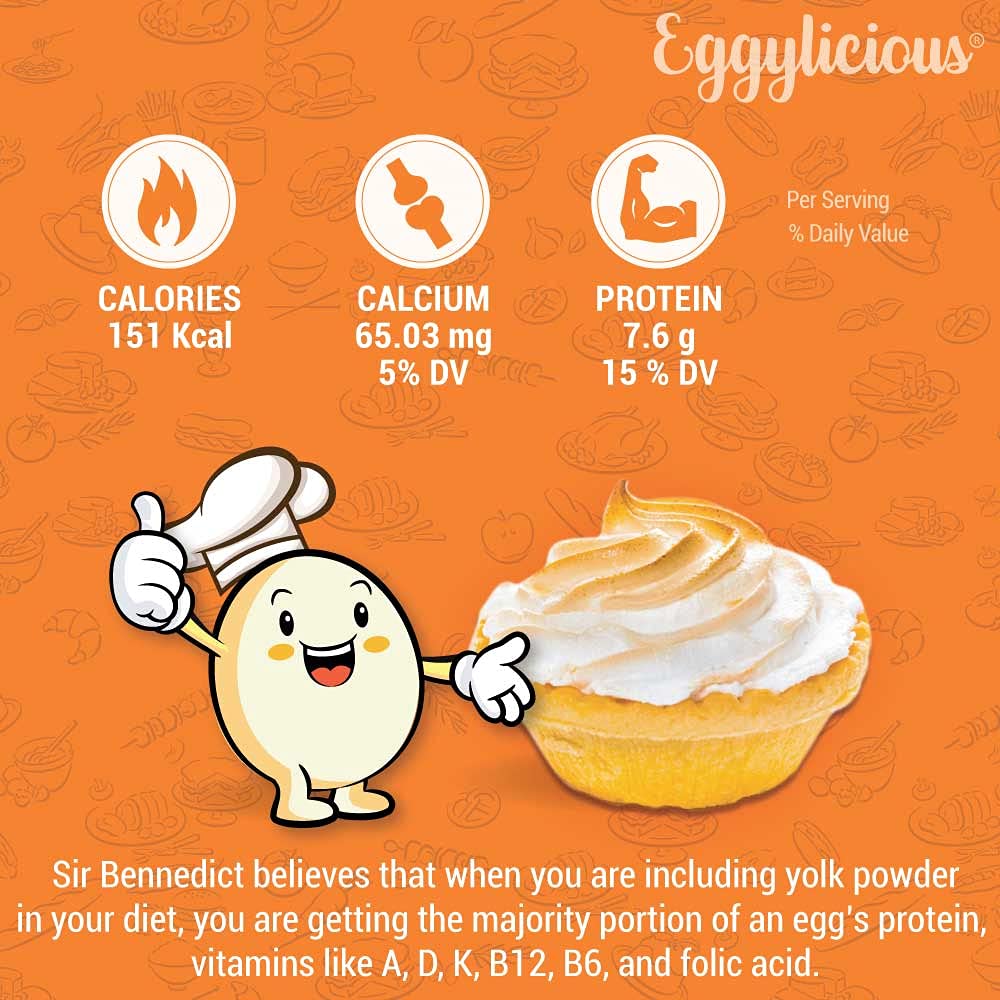 Eggylicious Egg Yolk Powder - 1 lbs (16 oz)
