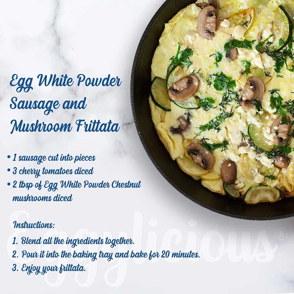 Eggylicious Egg White Protein Powder 1 lbs (16 oz)