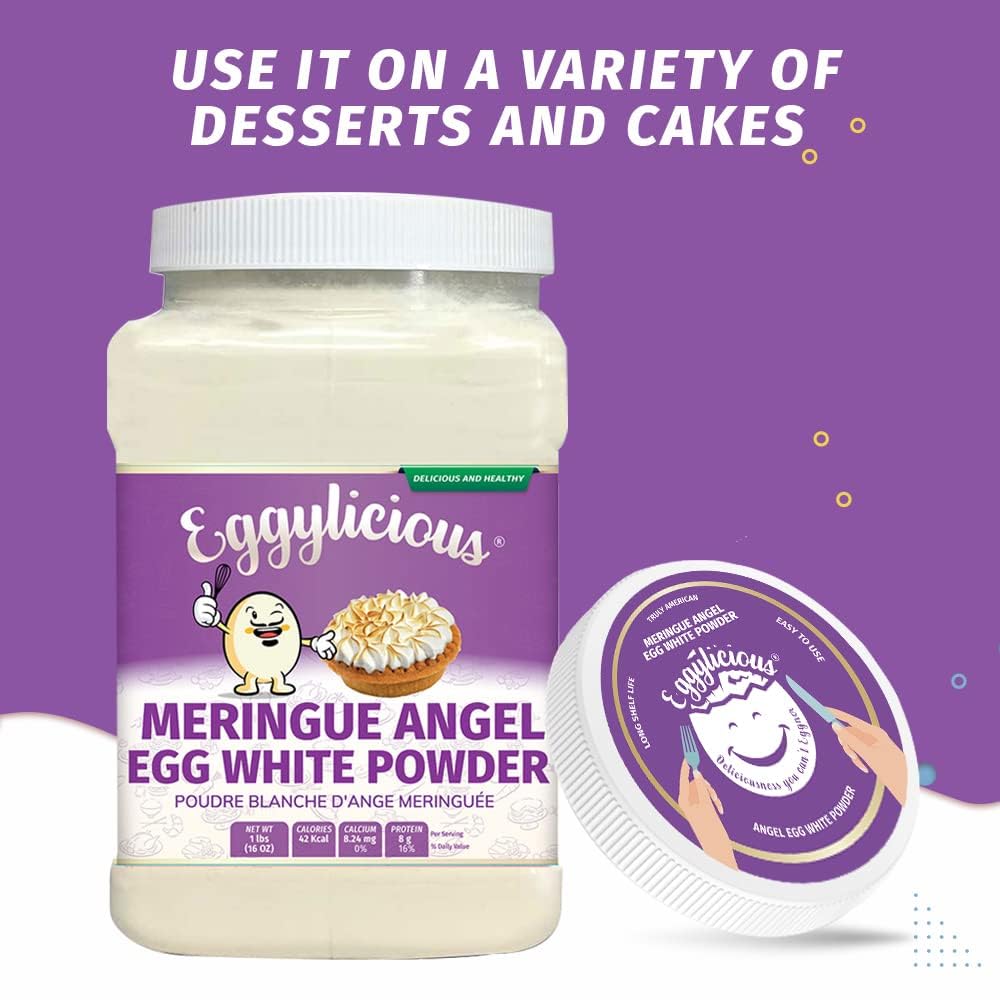 Eggylicious Meringue Powder - 1 lb (16 oz)