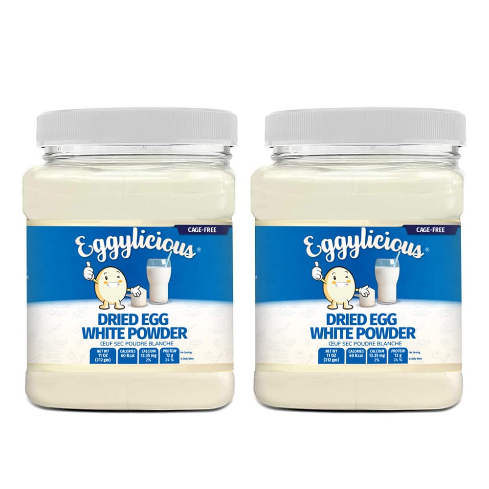 Eggylicious Cage-Free Egg White Powder 11 oz (312 g)