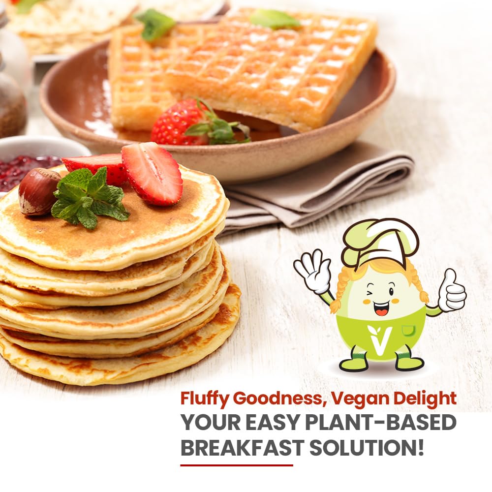 Eggylicious Vegan Pancake / Waffle Mix - 1 lbs 8 oz (680 gm)