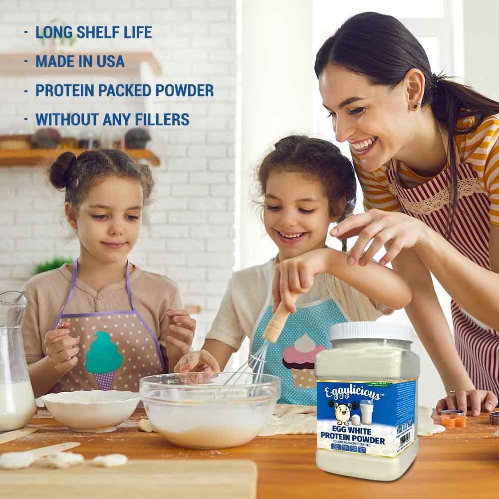 Eggylicious Egg White Protein Powder 1 lbs (16 oz)