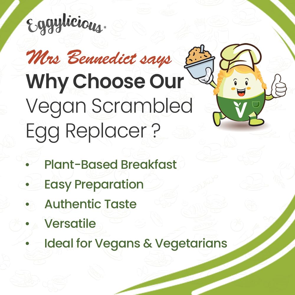 Eggylicious Vegan Scrambled Egg Replacer 1 lbs 8 oz (680 gm)