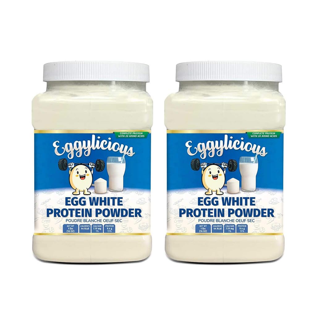 Eggylicious Egg White Protein Powder 1 lbs (16 oz)