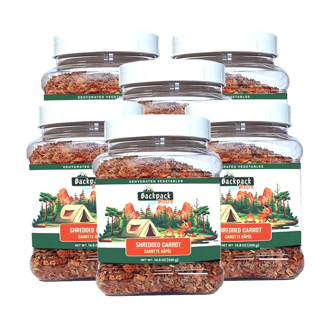 Backpack Bistro Dehydrated Shredded Carrots 14.8 oz (420 g)