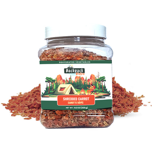 Backpack Bistro Dehydrated Shredded Carrots 14.8 oz (420 g)