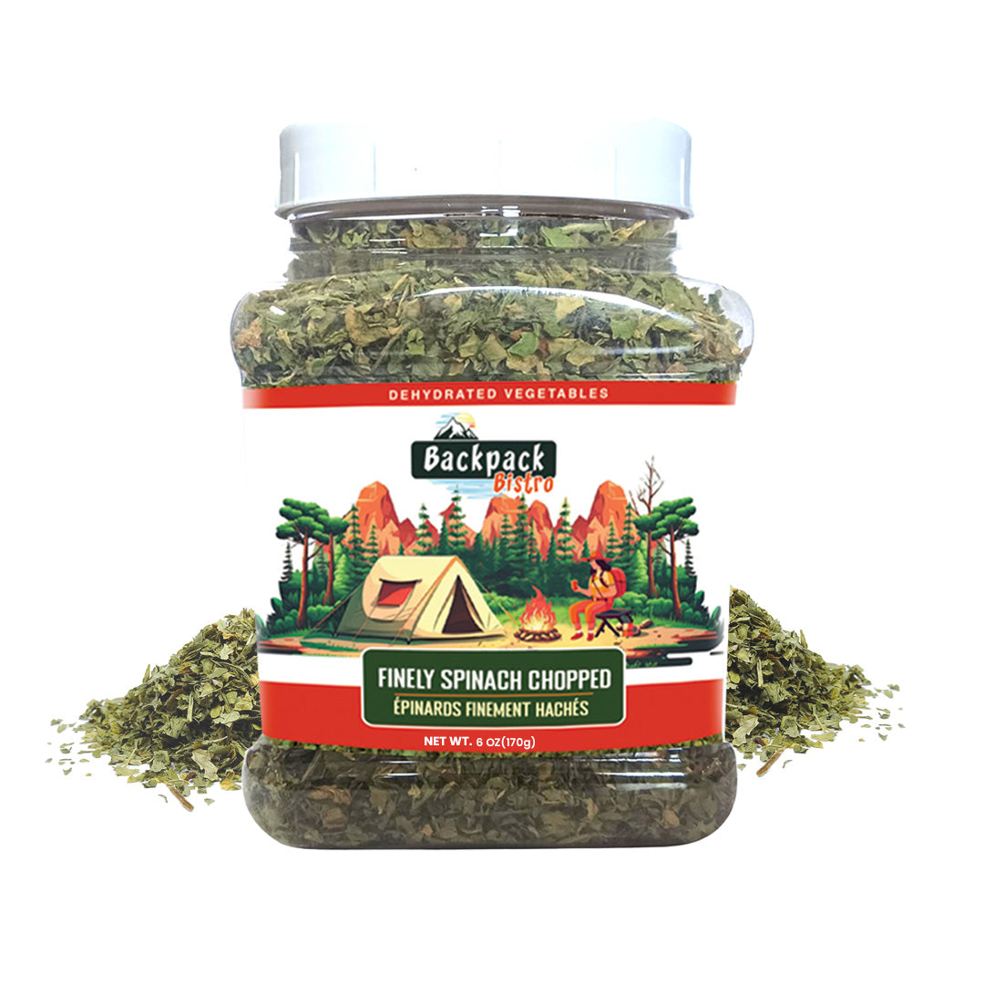 Backpack Bistro Dehydrated Finely Chopped Spinach 5.99 oz (170 g)