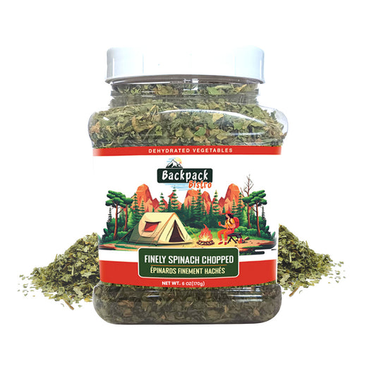 Backpack Bistro Dehydrated Finely Chopped Spinach 5.99 oz (170 g)